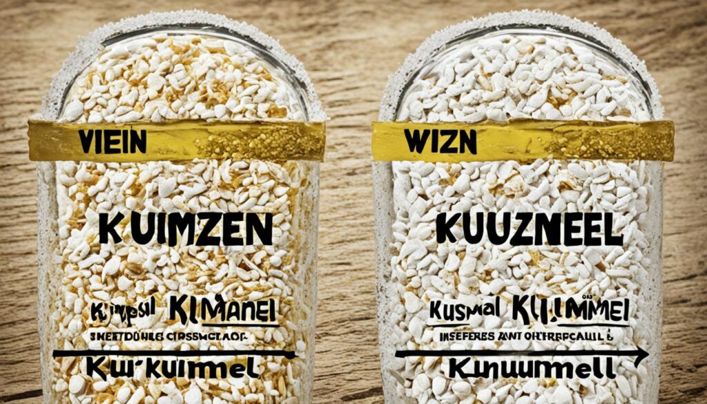 Kümmel vs Weizen